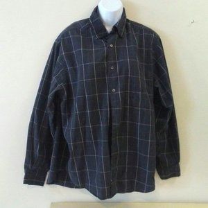 Nautica men's casual button-down shirt - large